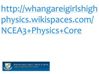 7Px HNH 15 Whiringa-ā-Nuku 2015 What we will do What we will learn Preliminaries and RollHow to start well See that inductors... 