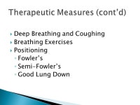 Respiratory System Function, Assessment, and Therapeutic Measures. -  ppt download