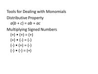 the Structure of an Expression (MCC9-12.A.SSE.1a.b) Perform Arithmetic Operations on Polynomials (MCC9-12.A.APR.1) -  ppt download