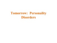 Psychological Disorders by Mrs. Dorgan. Includes information from: PSYCHOLOGY (8th Edition) David Myers PowerPoint Slides Aneeq... 
