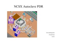 NCSX Autoclave PDR Steve Raftopoulos Frank Jones 1/8/ ppt download