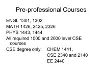 Spring 2008 CSE 1105 Degrees offered by CSE department Degree requirements New regulations Advising. -  ppt download