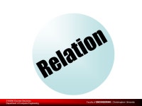 Faculty of ENGINEERING | Chulalongkorn University Discrete Structures Department of Computer Engineering DISCRETE STRUCTURE.... 