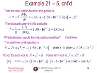 Monday& Wednesday, July 20 and 22, 2009 PHYS , Summer 2009, Dr. Jaehoon Yu 1 PHYS 1442 – Section 001 Lecture #12 Monday... 