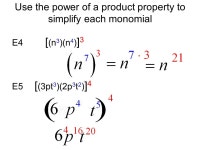 7-1 Multiplying Monomials Part 4. x n x is the n is the Exponents. -  ppt download