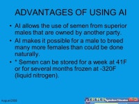 August 2008 BREEDING ANIMALS AGRISCIENCE AND TECHNOLOGY Modified by Georgia Agricultural Education Curriculum Office July, ppt... 