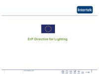 SSL Product Performance Testing to Meet Energy Efficiency Program Requirements TODD STRAKA Director, Lighting Services September... 