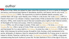 author Oscar Fingal OFlahertie Wills Wilde (16 October 1854 – 30 November 1900) was an Irish writer and poet. After writing in... 