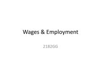 Wages & Employment 2182GG. Employing Some One Two types of Employment a Direct Employee or Subcontractor Employee – Contract of... 
