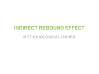 THE JEVONS PARADOX AND THE FAILURE OF ENERGY EFFICIENCY POLICIES Jaume Freire González 6 th UPC International Seminar on... 