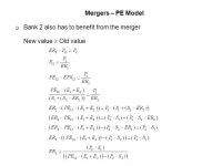 Bank Merger. Merger Objectives Acquiring banks desire to increase its return –by expanding geographically. –by acquiring new... 