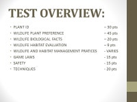 WILD LIFE CDE (An Introduction to Contest Organization) -  ppt download