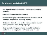 Improving quality in primary care: what have we learned so far? Martin Roland. -  ppt download