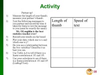 Slide Slide 1 Chapter 10 Correlation and Regression 10-1 Overview 10-2 Correlation 10-3 Regression 10-4 Variation and Prediction... 