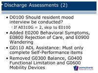 April MDS 3.0 Revisions Presented for the DOH by Catharine B. Petko, RN BSN Myers and Stauffer LC April 12, ppt download