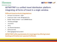 Hermes Global Presence. Hermes – A GI Retail Group Company About GI Retail Group – business interest in 3 verticals  Travel... 