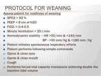 APPROACH TO ASSESSMENT AND WEANING OFF THE MECHANICAL VENTILATOR AT THE BEDSIDE DR. MUNIRA DILAWER GHEEWALA. -  ppt download