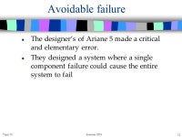 Topic 10Summer Ariane 5 Some slides based on talk from Sommerville. -  ppt download