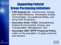 Green Purchasing and the AbilityOne Program Working for a Cleaner, Greener America. -  ppt download