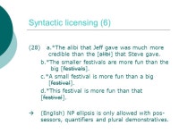 “Silence is golden” The syntax of ellipsis Lobke Aelbrecht GIST, Ghent University. -  ppt download