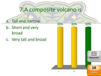 Volcano Review Earth Science. 1.A composite volcano is made from Response Grid Countdown 10 a.lava b.tephra c.Lava and tephra.... 