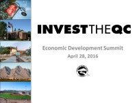 Agenda 8:00 – 8:30 a.m. – Registration and Networking 8:30 – 8:35 a.m. – Vice Mayor Welcome 8:35 – 9:10 a.m.... 