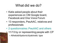 When feelings get too much : Athetoid CP (and other neurological conditions) Emotions and Augmentative and Alternative... 