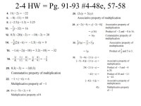 2-4 HW = Pg #4-48e, HW Continued 57.) C 58.) C. -  ppt download