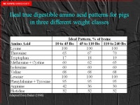 Department of Animal Science North Carolina State University Understanding and Applying Nutrition Concepts to Reduce Nutrient... 
