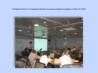 A photo album APJAE Symposium on International Trade in Honor of Professor Ronald Jones A photo album May 19-20, 2006 G7534... 