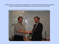 A photo album APJAE Symposium on International Trade in Honor of Professor Ronald Jones A photo album May 19-20, 2006 G7534... 