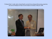 A photo album APJAE Symposium on International Trade in Honor of Professor Ronald Jones A photo album May 19-20, 2006 G7534... 
