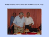 A photo album APJAE Symposium on International Trade in Honor of Professor Ronald Jones A photo album May 19-20, 2006 G7534... 