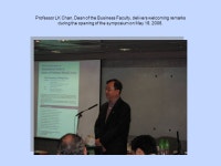 A photo album APJAE Symposium on International Trade in Honor of Professor Ronald Jones A photo album May 19-20, 2006 G7534... 