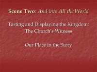 Act Five: Spreading the News of the King & The Mission of the Church. -  ppt download