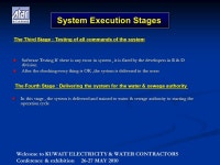 Welcome to KUWAIT ELECTRICITY & WATER CONTRACTORS Conference & exhibition MAY 2010 Water/Sewage Distribution Network Management... 