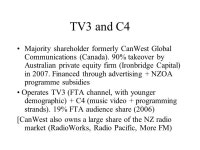 SMST216-08B Lecture 2 (Week 30) Part I: The History of Television A Short History of Television in New Zealand Geoff Lealand.... 