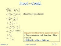 Comp 122, Spring 2004 Hash Tables – 1. hashtables - 2 Lin / Devi Comp 122, Fall 2003 Dictionary Dictionary: »Dynamic-set data... 