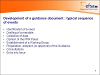 EFSA development of guidance documents Luc Mohimont Pesticides Unit Brussels Regulatory Conference 12 & 13 March ppt download