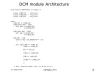 INF H131 DCM Location and clock distribution. -  ppt download