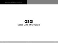 Geo-communication and GSDI Aalborg University Lars Brodersen 2007 Paradigm, ontology and epistemology - an introduction Geo... 
