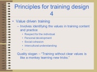 Principles of training design TrainEd Graz 2004 Frank Heyworth. -  ppt download