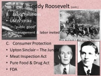 T2/3/09; M 2/11/08; T-W 1/30-31/07; H 2/2/06; H 2/15/05 Progressive Presidents: Teddy Roosevelt & Taft (Ch. 22.5; -  ppt download