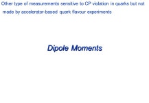 Chris Parkes University of Manchester Part VI Concluding Remarks 1)Other flavour physics / CPV searches 2)Overall Constraints on... 