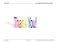 Doc.: IEEE xxx-00-0ban Submission July, 2007 John F.M. Gerrits / John R. Farserotu, CSEMSlide 1 Project:IEEE P Working Group for... 