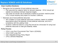 Making Clean Local Energy Accessible Now September 12, 2013 Enhances System Reliability & Efficiency Distributed Generation... 