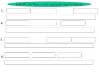 Independent Clause1 Complete Thought = Expresses a complete thought, has a subject & verb, and can stand by itself as a sentence... 