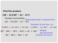 1. – (–2) 4 3. x – 2(3x – 1) 4. 3(y 2 + 6y) –5x + 2 Simplify each expression. – y y. -  ppt download