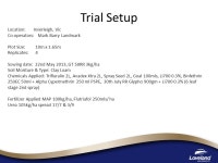 2013 Loveland Agri Products Trial Data RR Canola Foliar Awaken NutriSync D Trial Inverleigh, Vic. -  ppt download