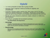 Updated 12/2011 Score Room Challenge Master’s Training 2012 Manny Alvarez & Steve Donley Liberally plagiarised from many... 